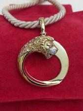 CIONDOLO LEONE IN ARGENTO PLACCATO 18 KT IMPORTANTE: LEGGERE BENE LA DESCRIZIONE