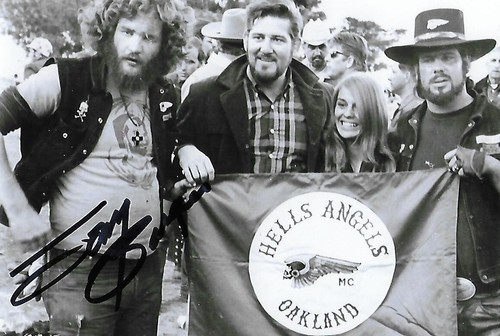 Sonny barger autografo hells - barger,