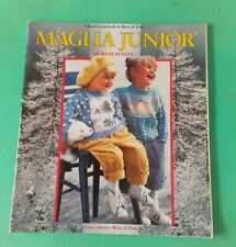 MANI DI FATA, MAGLIA JUNIOR- LAVORI FEMMINILI, RICAMI SU MAGLIA, LANA-COME NUOVO