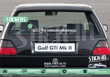 Adesivo golf gti versione - adesivo,