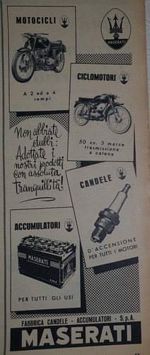 Moto maserati candele - moto,