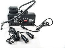 Mini Compressore Compatto Ad Aria Con Manometro per Pneumatici DC 12V E AC 220V