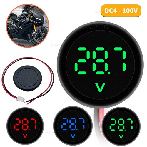 Voltmetro auto 100v led - auto,