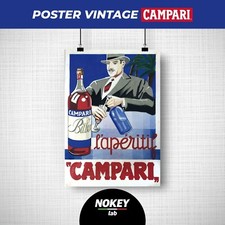 Poster vintage campari bar
