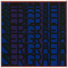 HORACIO GARCÍA ROSSI (Buenos Aires 1929 - Parigi 2012) SERIGRAFIA OPERA GRAFICA