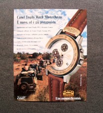 [GCG] L285- Advertising Pubblicità -1998- CAMEL TROPHY WATCH MASTERCHRONO