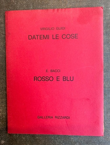 Guidi virgilio bacci e - -,