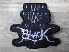 Black Metal Patch Shape Laser