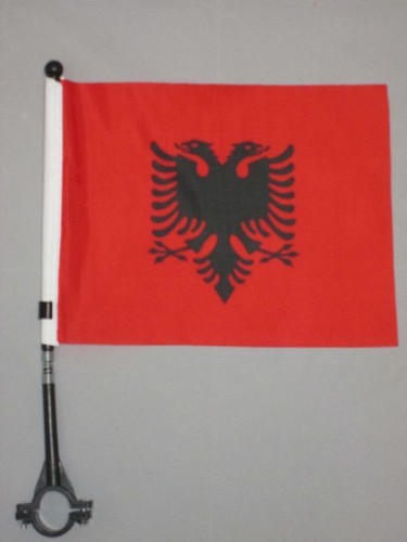 Bandiera per bici albania - bandiera,