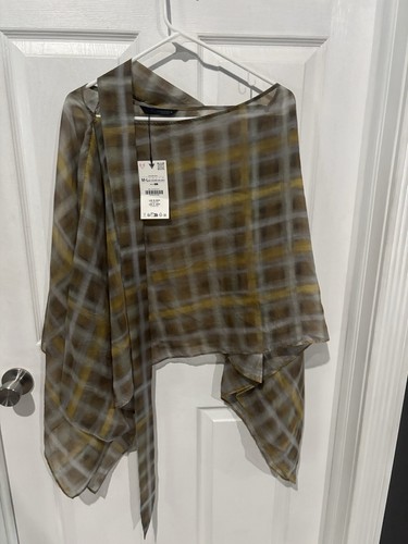 Zara nwt top sheer - top,