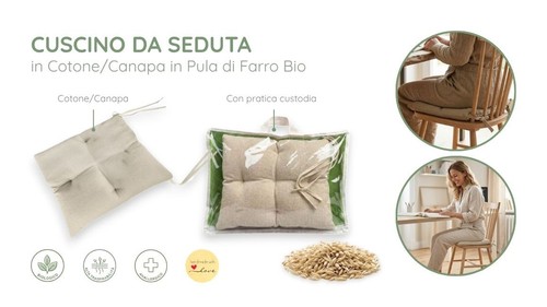 Cuscino per sedia pula - in, di