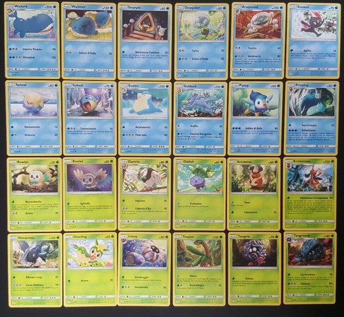 Lotto pokemon acqua - pokemon, erba
