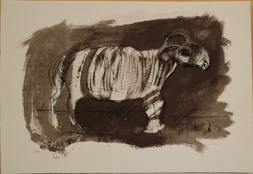 Bruno cassinari litografia - bruno,