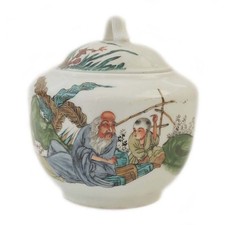 Antico Cinese Dipinto a Mano