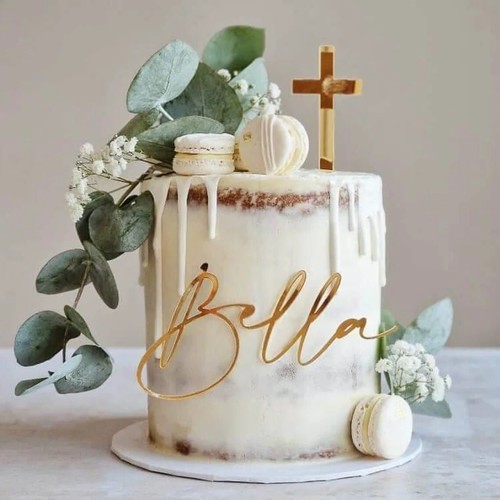 Cake topper acrilico