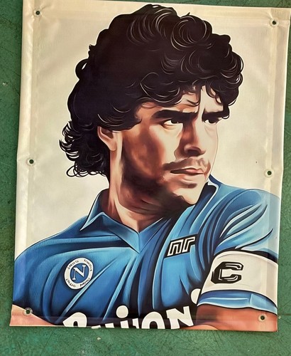 Striscione banner pvc maradona - striscione,