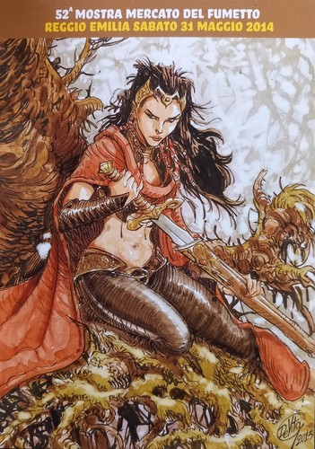 Cartolina fumetto kriss - fumetto, di