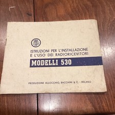 Allocchio Bacchini Istruzioni