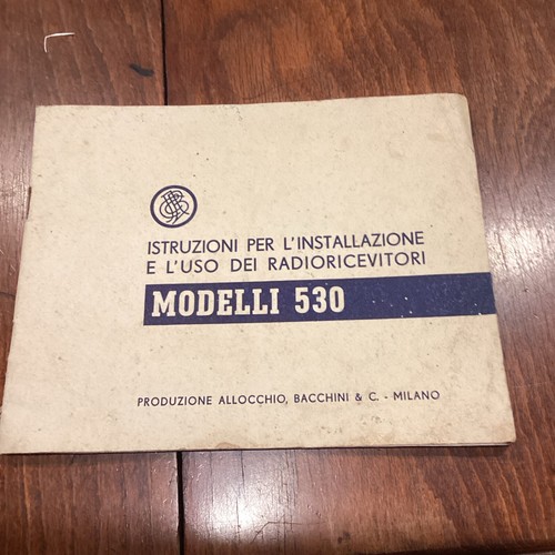 Allocchio bacchini istruzioni - allocchio,
