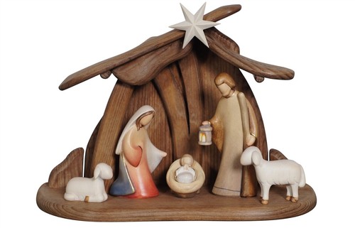 Set natività legno - set,