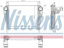Nissens Charge Air Intercooler