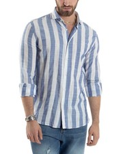 Camicia uomo lino con colletto - lino,