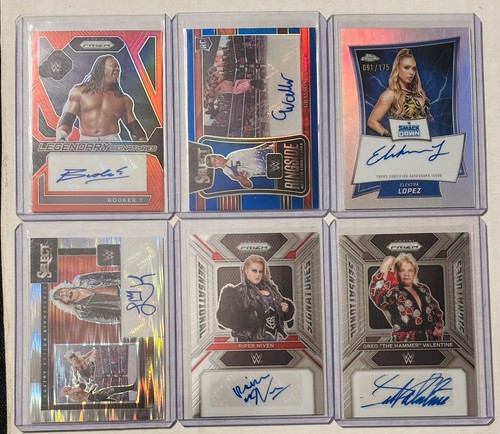 Lotto carte auto wwe - 6,