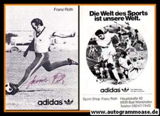 Autografo Calcio DFB 1970er