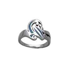 Surf Onda Surfare 925 Anello Argento Sterling Sottile Spiaggia Oceano Mare Gioie