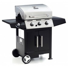 BARBECUE A PIETRA LAVICA GOLOSONE 3 SOCHEF BBQ GAS IN ACCIAIO GRIGLIA FORNELLO