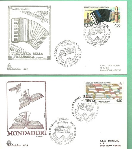Italia buste capitolium - buste, 1989