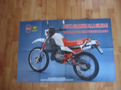 Poster anno 1986 moto gilera - poster,