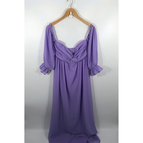 Shein maxi abito donna viola - maxi,