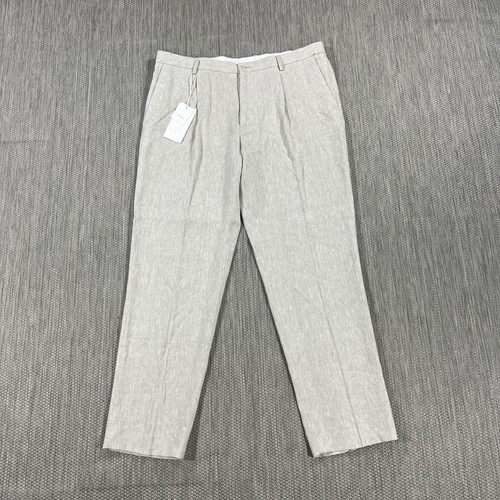 Zara pantalone lino - pantalone, uomo