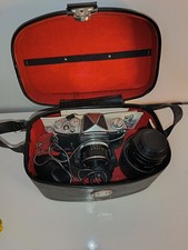 Lot Soligor TM + Objectifs Auto 50mm f/1.8 + 135mm f/2.8 + 35mm f/2.8 + Flash +