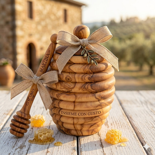 Portamiele spargimiele legno - portamiele,