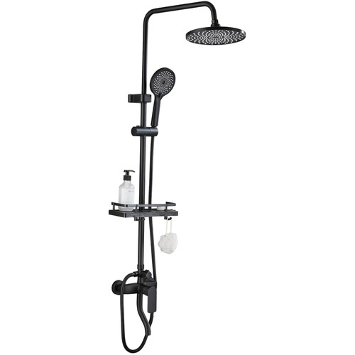 Set doccia nero sistema - set,