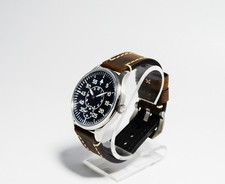 Orologio pilota Flieger tipo B nuova costruzione master revisionato svizzero Unitas 6498