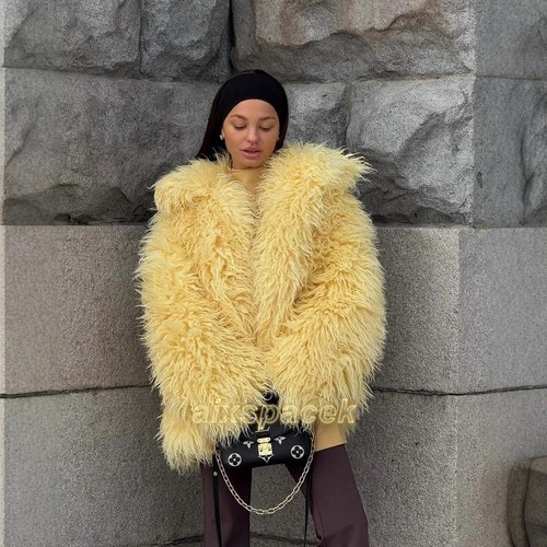 Cappotto pelliccia sintetica