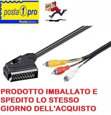 CAVO SCART 3 RCA CON