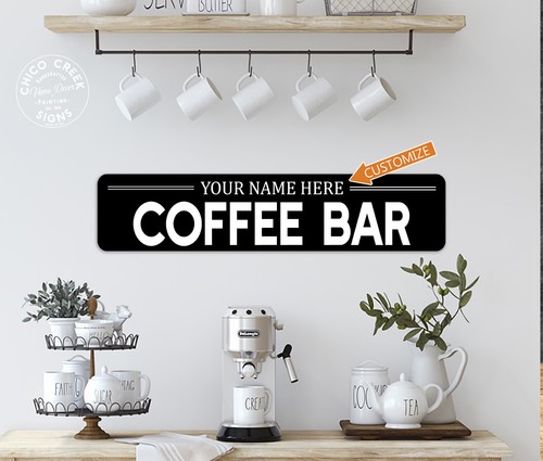 Insegna personalizzata caffè - personalizzata,