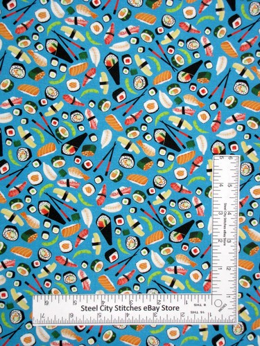 Tessuto alimentare sushi pesce