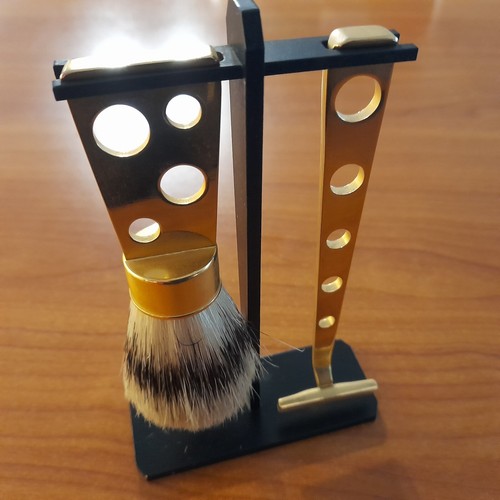 Set barba pennello rasoio - set, da