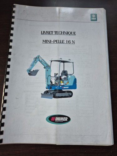 Livret technique mini pelle - livret,