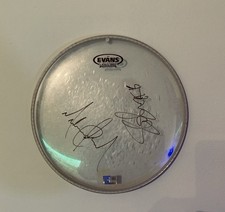 Michael Jackson & Slash - Guns N Roses Signed, Autographed Drum Skin