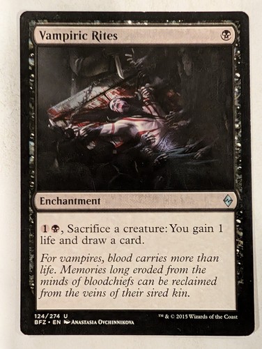 Vampiric rites battaglia per - rites,