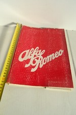 Cartella Alfa Romeo con schede