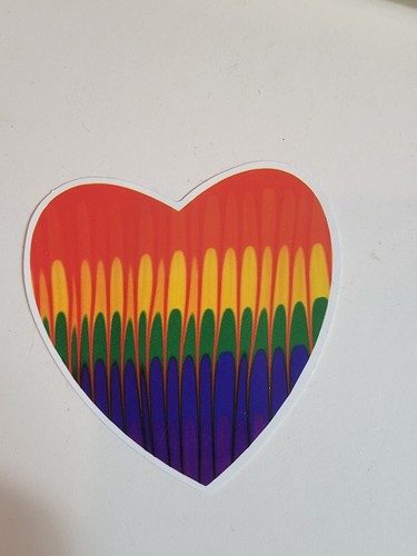 Adesivo decalcomania lgbtq - adesivo,