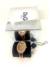 D&G DOLCE E GABBANA TIME MUSIC DW0278 OROLOGIO POLSO DONNA ORO ROSA CON ZIRCONI
