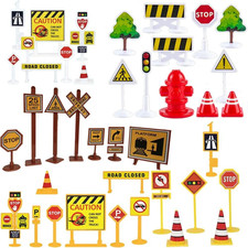 Segnali Stradali Giocattoli - Cartelli Stradali Set Di Accessori per Veicoli E T